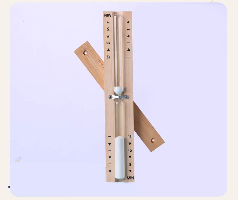 Rotating 15 Minute Sand Timer Hourglass Logo Customized For Sauna Room