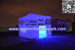 China Attractive Rent Wedding Tent Lighting LED Structure / Inflatable Cube Tent wholesale