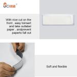 Writable Magnetic Label Holder White Clear PVC Label Holder Pocket