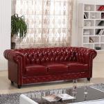 High Grade Hotel Bedroom Furniture Leather Sofa for Reception Customized Color