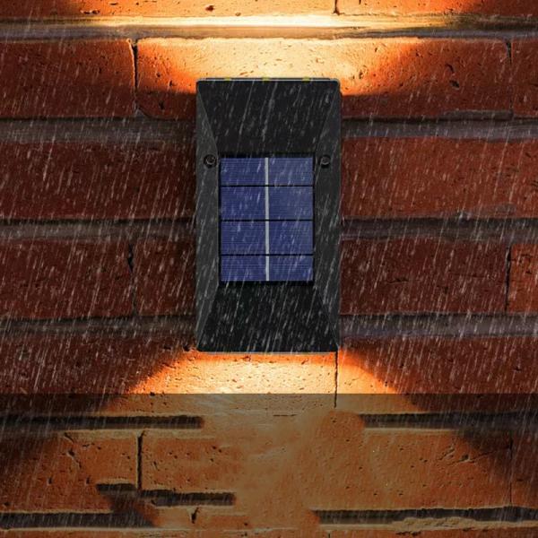 Hotel Cri70 Led Solar Wall Light Waterproof Ip65 Outdoor For Garden Or Corridor