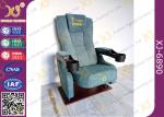 Pushing Back Entertainment Movie Theater Seats / Home Cinema Seating