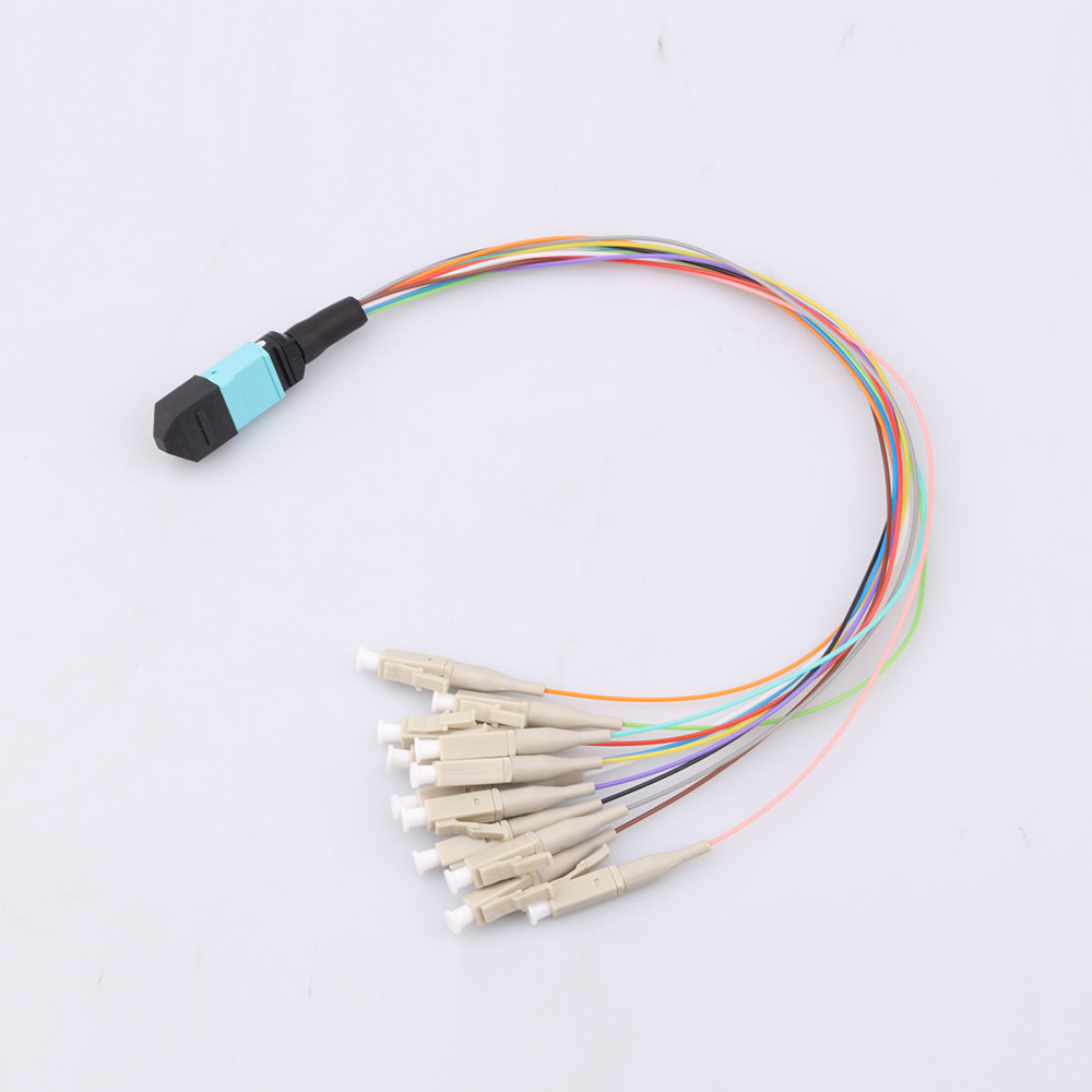 Single Mode Multimode Mpo Fanout Cable For Telecommunication