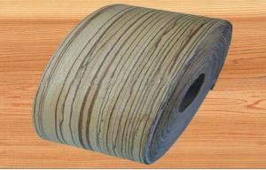 China Fleece Papler Zerbra Paper Back Veneer Sliced Cut 2000mm Length wholesale