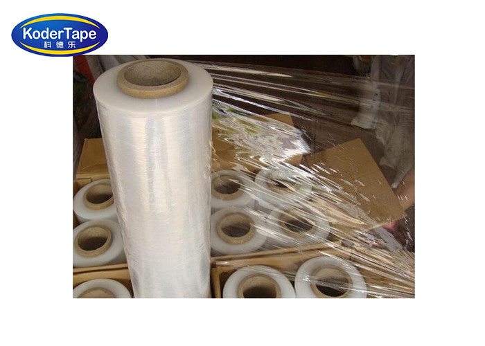 Hand Hold Clear LLDPE Stretch Pallet Wrap Film 400mm 350mm 300mm
