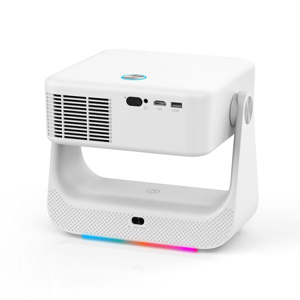 D2 FHD 1080P 400 ANSI Google TV Projector Voice Control Auto Focus Projector 4K