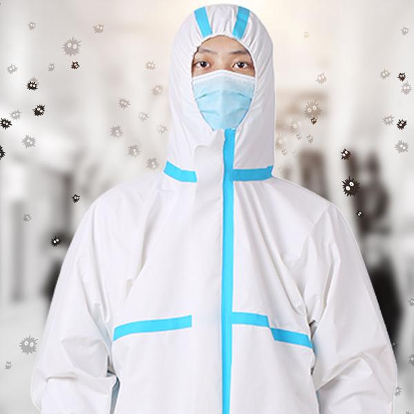 Disposable Surgeon Gown Anti Epidemic Antibacterial Plastic Closures Isolation
