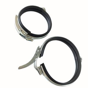 China 2.0mm Thickness Quick Fit Metal Duct Clamps Pipe Connection Fittings German Standard wholesale