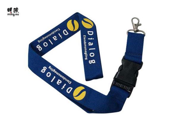 Custom Design Safety Breakaway Id Lanyard For Women , Pretty Visitors Badges