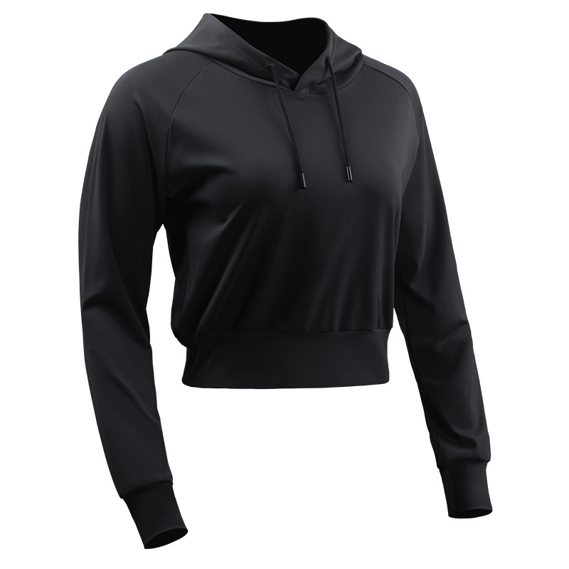 Oem Factory Manufacturer Custom Logo Zipper Crop Top with High Waist Breathable Yoga Athletic Jacket