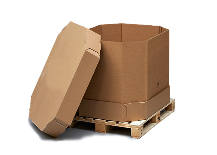 Recyclable Paper Liquid Package IBC Tank Container 220l With Valve