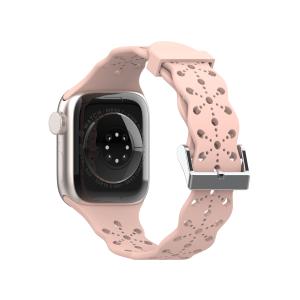 China Universal Smart Watch Silicone Strap 38mm 40mm 41mm 42mm 44mm Lace wholesale