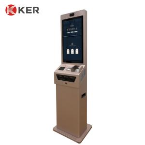China Room Cards Dispenser 27 Inch Hotel Self Check In Kiosk wholesale