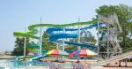 Outdoor Commercial In Ground Swimming Pool Small Fiberglass Water Slide