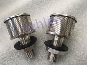 China LH52 Stainless Steel Filter Nozzles Larger Slot Opening Area Long Lifespan wholesale