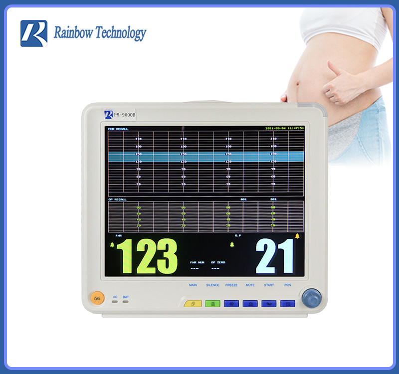 Ex Stock Toco FM Fetal Heart Rate Monitor 220V 40W Low Power Consumption