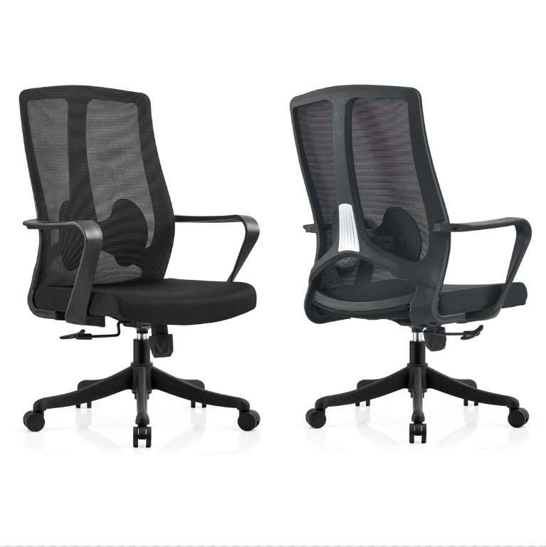 Mail Packing High Back Home Revolving Ergonomic Fabric Office Chair For Manager