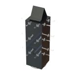 4sides Turntable Counter Top Display Rack With Top Pad Holder