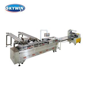 China SS304 Chocolate Cream Filled Sandwich Biscuit Machine Energysaving wholesale