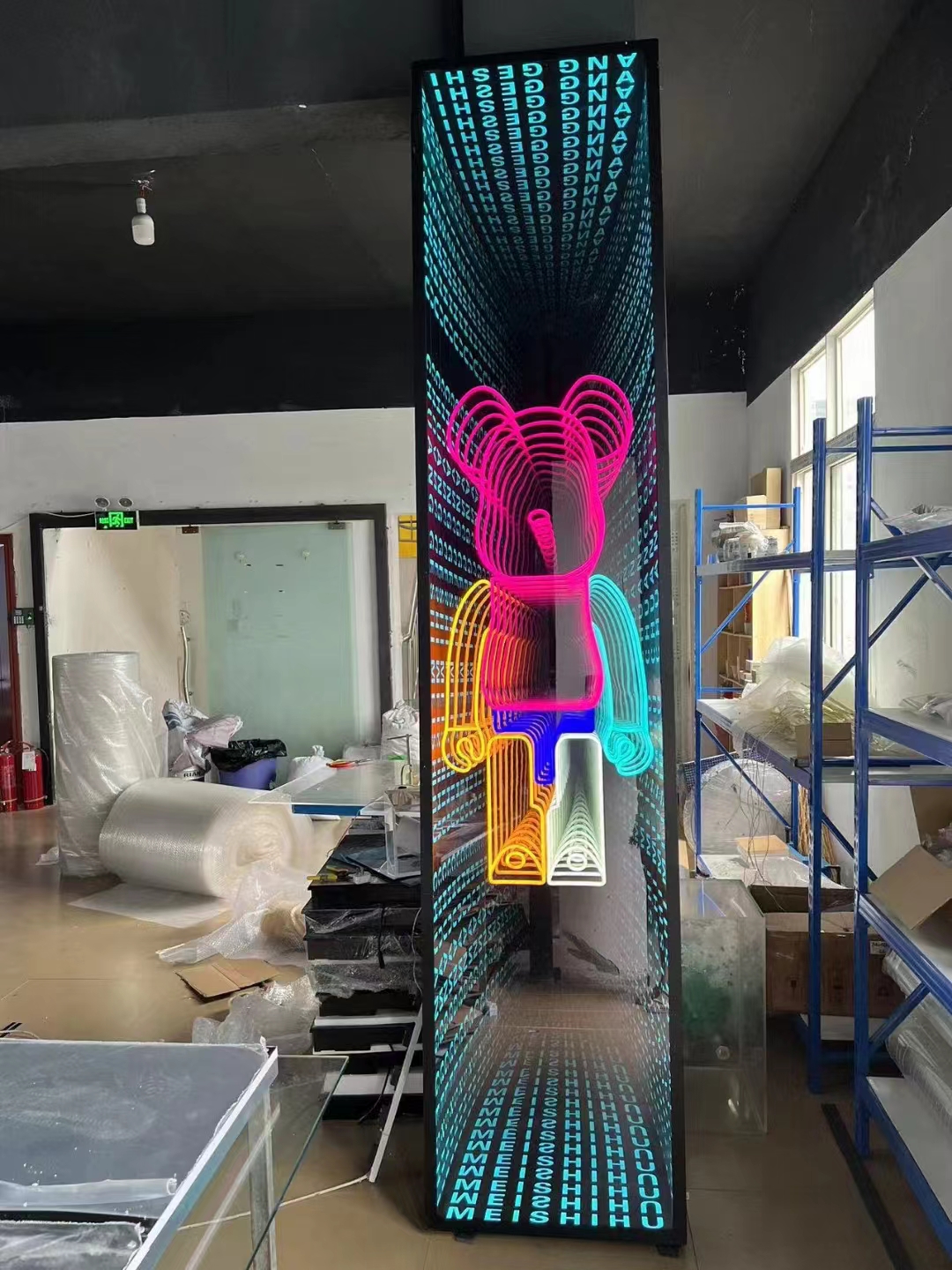 50000 hours Lifespan Smart Wall Hung Custom Rgb Decoration Endless Led Infinity Mirror 3D