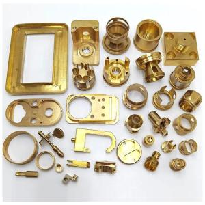 China Precision CNC Brass Parts Electroplate CNC Machining Copper Parts wholesale