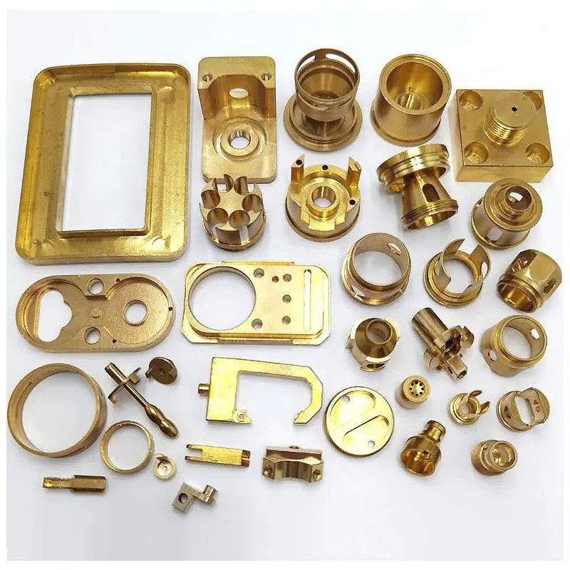 Anodized Brass CNC Machining Parts Hardness Lathe Turning Parts