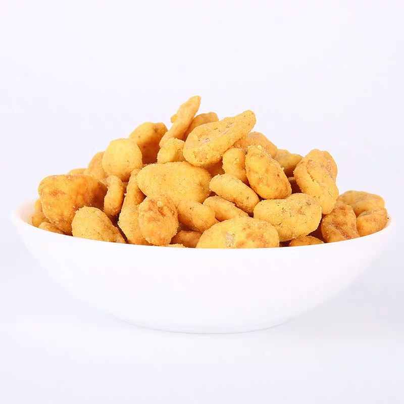 Classic Enlightened Roasted Broad Beans Golden Color Fava Beans Lightly Salted