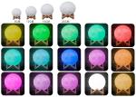 Moon Light Innovative LED Lighting , Adjustable Reading Lamp 240MAH Polymer