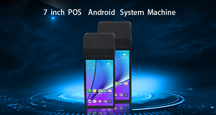 Android 6.0 POS Machine with 7 Inch HD IPS Screen and Built-in Thermal Receipt Printer