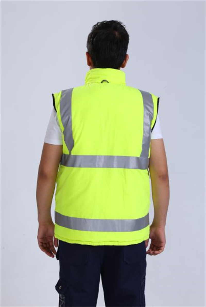 OEM 100% Polyester 300D*300D Oxford Lightweight Hi Vis Jacket For Cold