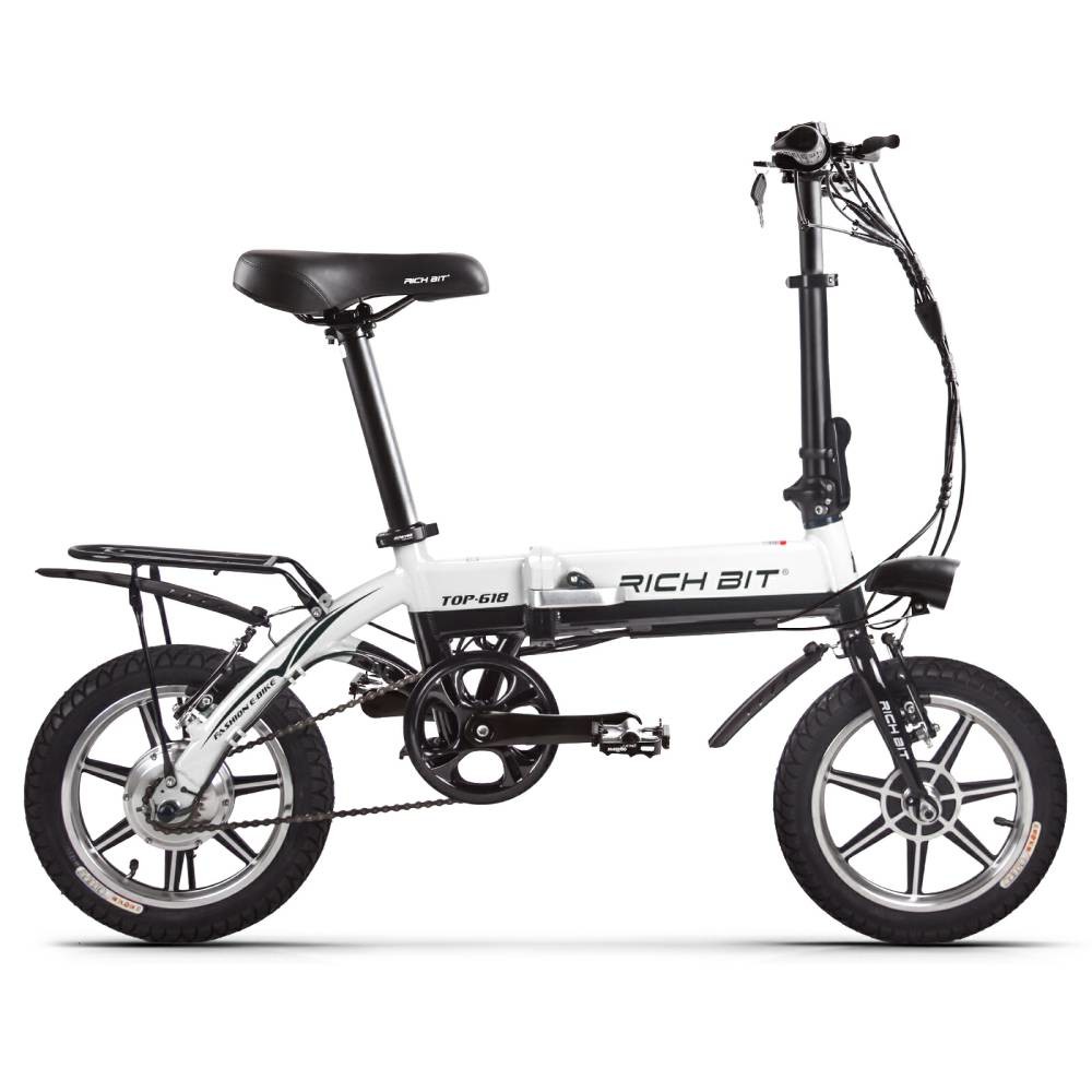 Aluminum Ladies Folding Women Electric Bikes 250w Mechanical C Brake Rich Bit 618