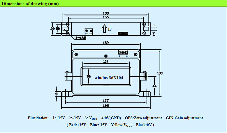 Open Loop Current Transducer Hall Effect Sensor For Electroplating / Welding System