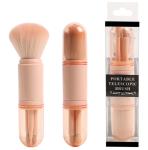 Organic Bamboo Travel Makeup Brushes Set Retractable Makeup Brush Set