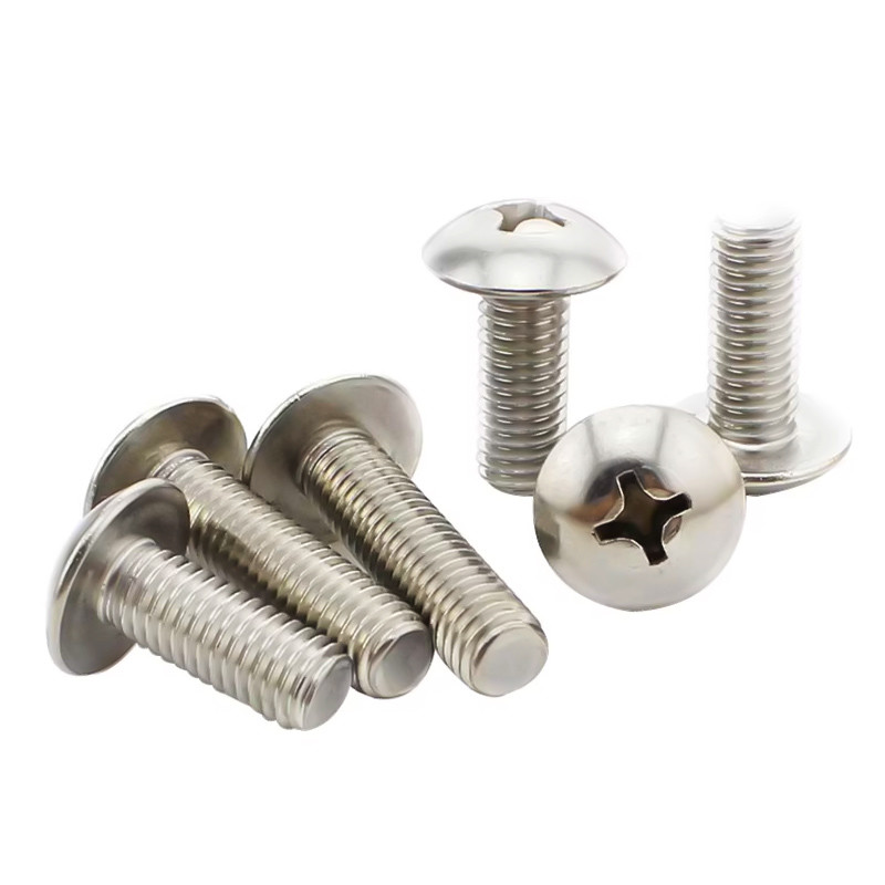 Stainless Steel Round Pan Head Screw Phillips Drive Countersunk Machine Screw
