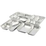 800ML Aluminum Foil Lunch Box 230mm*175mm*38mm Wholesales Container Tray Square