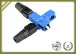 3.0mm Fiber Optic Accessories SC / UPC FTTH Quick Connect Fiber Optic Connectors