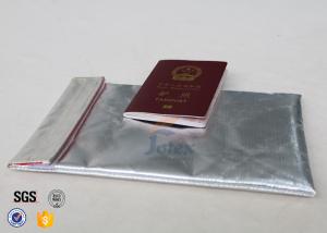 China 6mm Thickness Fireproof Document Bag / Fire Resistant Cash Bag wholesale