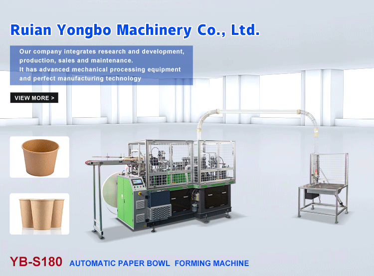 Fully Automatic Paper Cup Machine for Food Shop 120-150pcs/Min Production Capacity