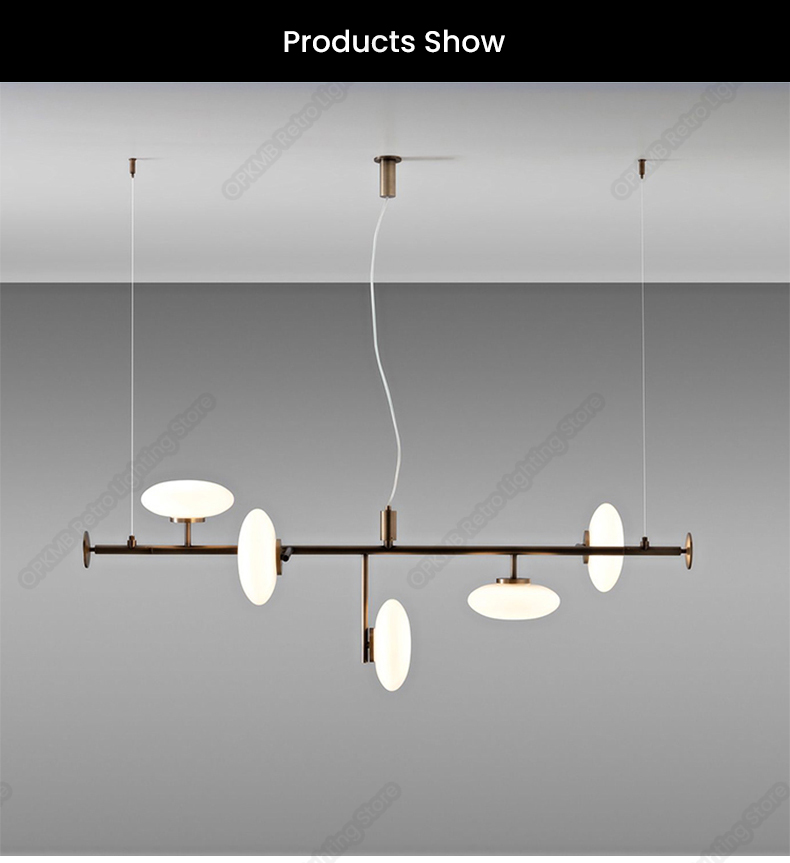 Modern Glass Chandelier For Dinning Room Nordic Kitchen Island Chandelier(WH-MI-458)