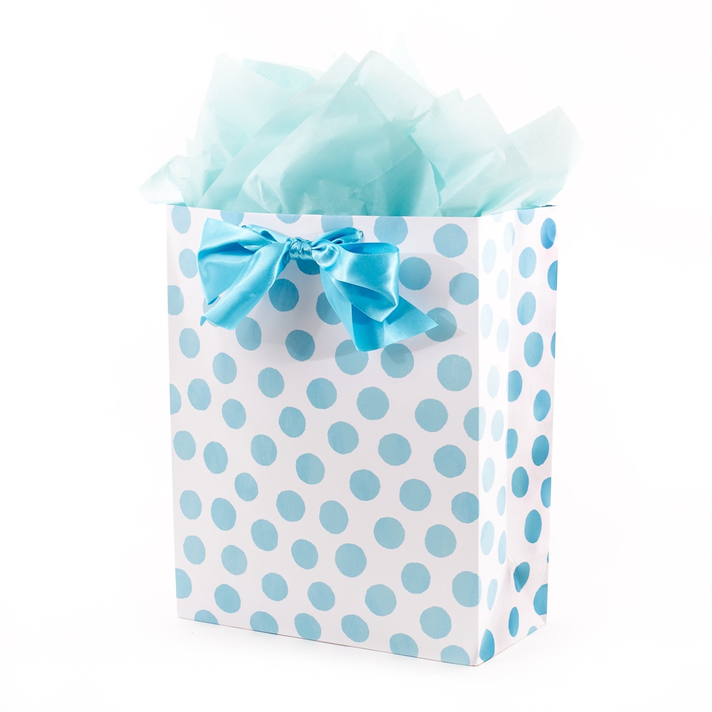 Year Gift Shopping Paper Packaging Gift Bag With Logo Print CMYK 4 Color Offset Printing