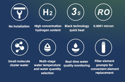 800ml Hydrogen Water Maker Machine 1200ppb With Effective Antioxidant Properties