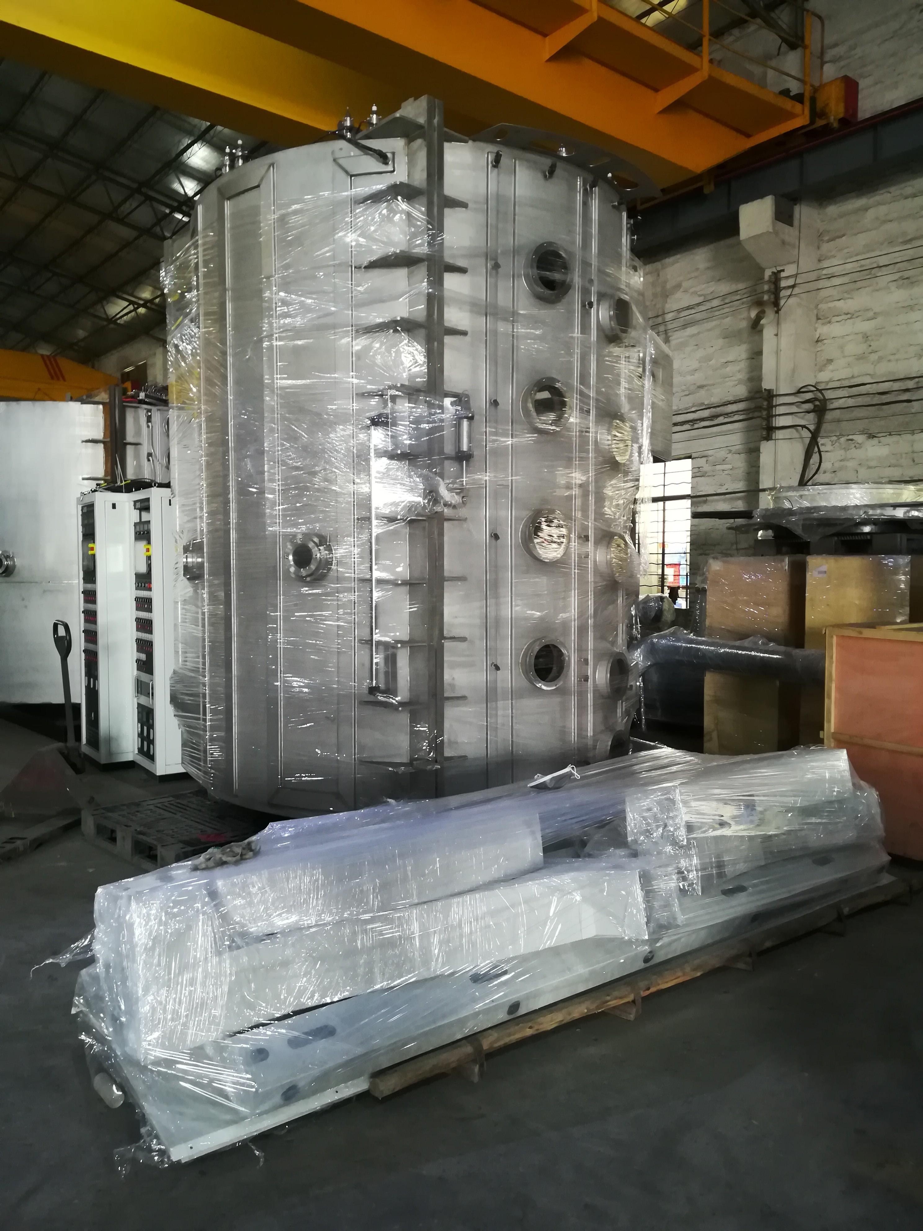 Full Automatic Stainless Steel Furniture PVD Equipment Vertical Structure