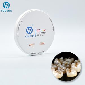 China 1100 MPa False Teeth Material Pre Shaded Dental Zirconia Blocks wholesale