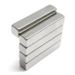 Electroplated Silver Samarium Cobalt SmCo Cube Magnet Antiwear Electronic