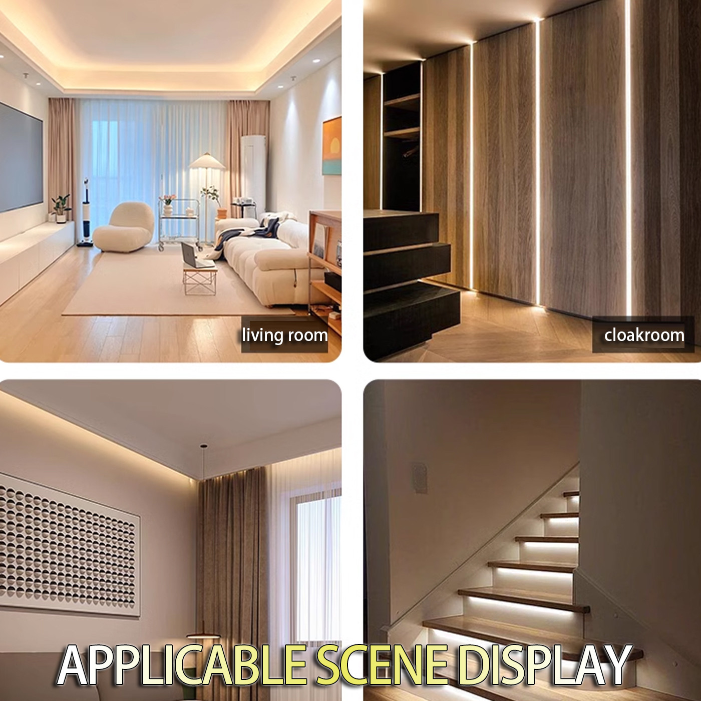 Wire Drawing Surface 24V LED Light Strip for Special Brightness Outdoor Lighting