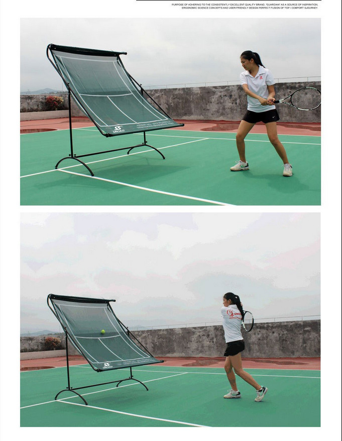Portable D518 Siboasi Tennis Rebounder Wall Durable For Practice
