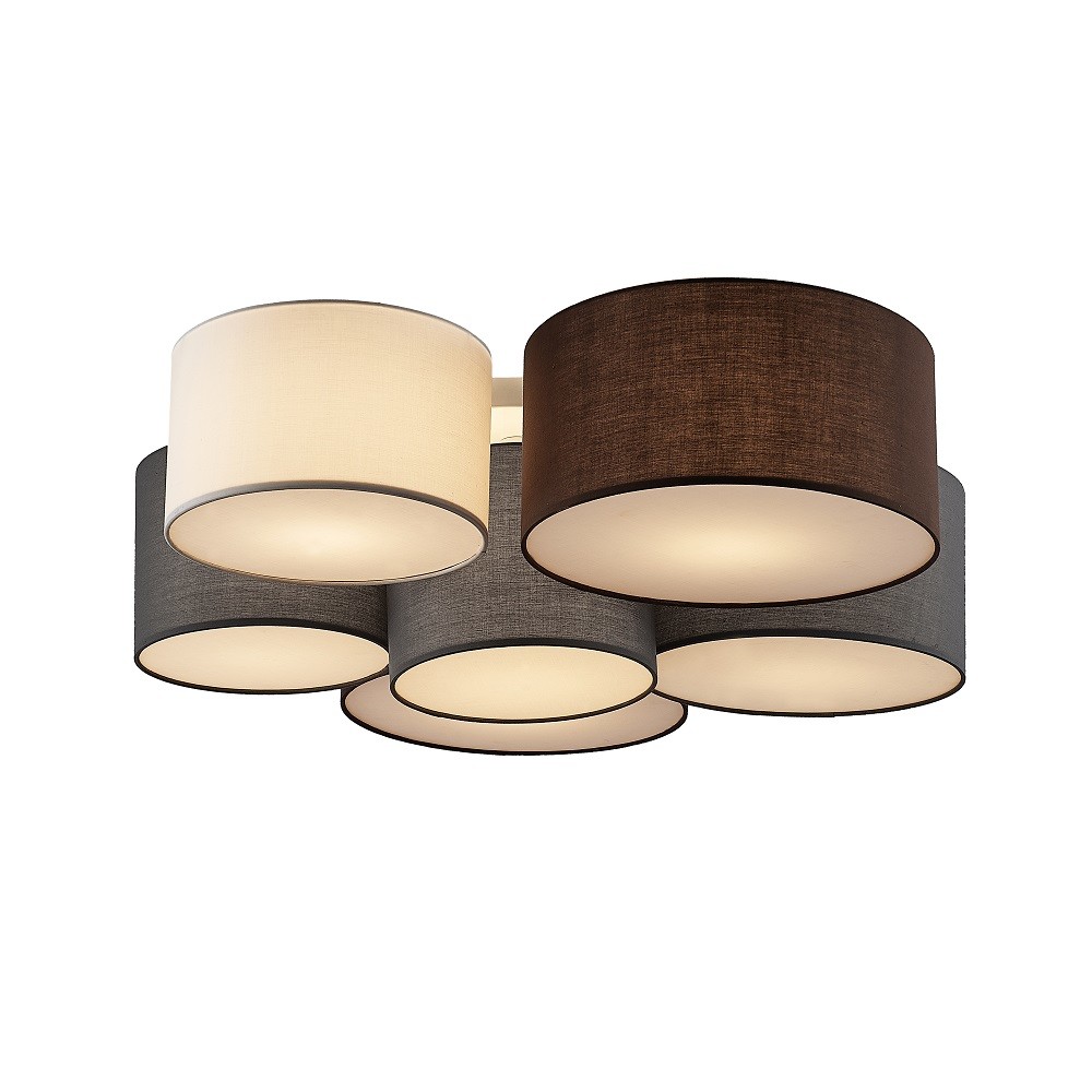 E14 Drum Ceiling Lamp Shade PS Inner Chandelier Lamp Shades Set Of 6