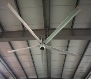 China 15ft Big Industrial Ceiling Fans , Quiet HVLS Ceiling Fan For School / Gym wholesale