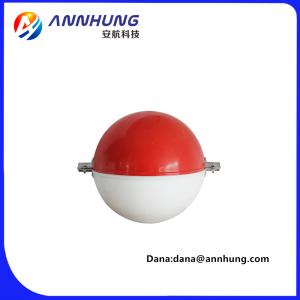 China 500KV Aircraft Warning Sphere Aluminum Fastener High Rise Transmission Lines wholesale
