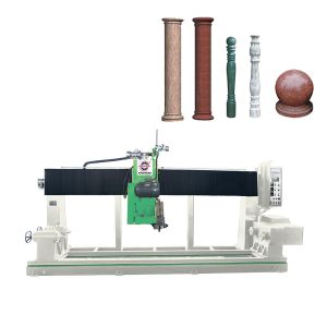 CNC Solid Column 11kw Cylindrical Granite Stone Cutting Machine 3500mm